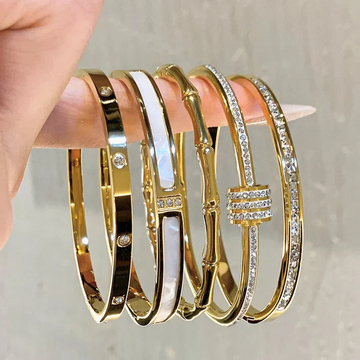 Premium Gold Series Bangle - Bracelet Style 1
